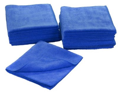 Load image into Gallery viewer, 12-Pack 16"x16" 300 gsm Serged Microfiber Towels
