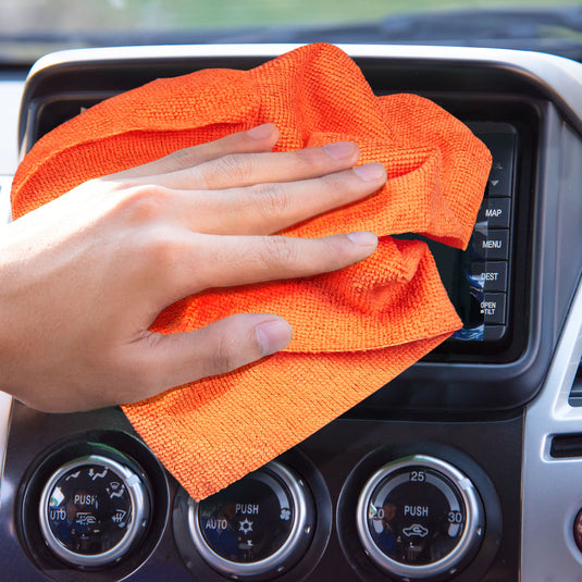 Microfiber Micro-Wipes, Dispenser Box, 200 gsm, 12”x12”, 50-Count