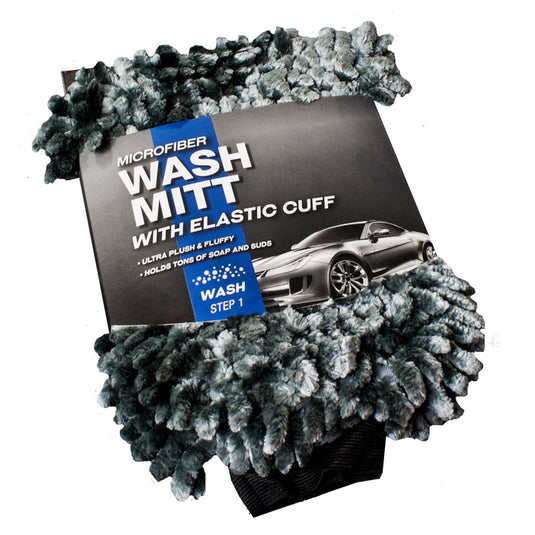 Microfiber Chenille Wash Mitt, 8.5