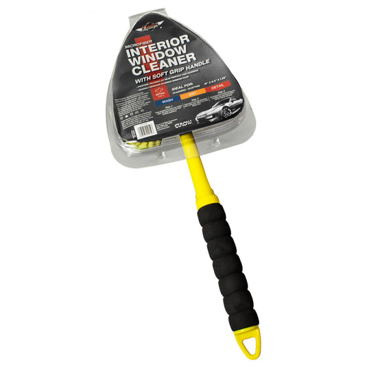 Interior Window Cleaner with Soft Grip Handle