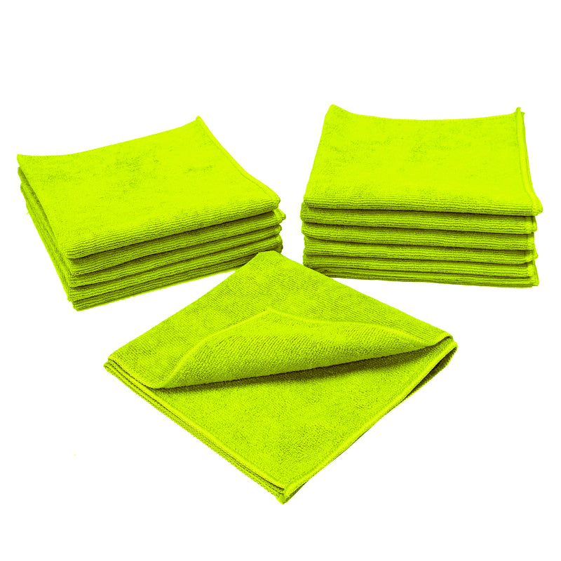 Load image into Gallery viewer, 12-Pack 16"x16" 300 gsm Serged Microfiber Towels
