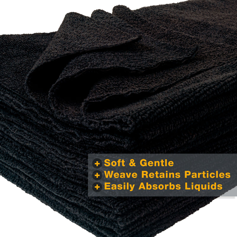 Load image into Gallery viewer, 12-Pack 16"x16" 300gsm Edgeless Microfiber Towels

