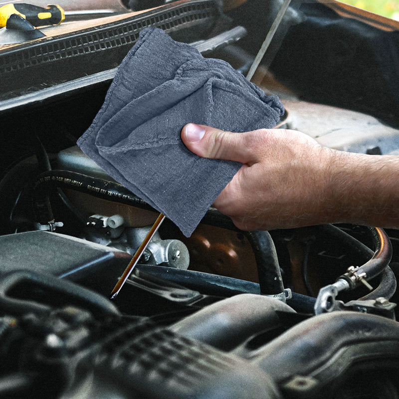 Load image into Gallery viewer, 50-Pack 11"x12" Cotton Shop Towels
