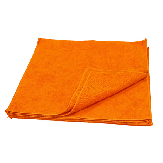 12-Pack 16"x16" 300 gsm Serged Microfiber Towels