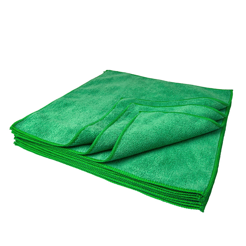 Load image into Gallery viewer, All-Purpose Terry Weave Microfiber, Serged Edge, 300 gsm, 14"x14", 12-Pack
