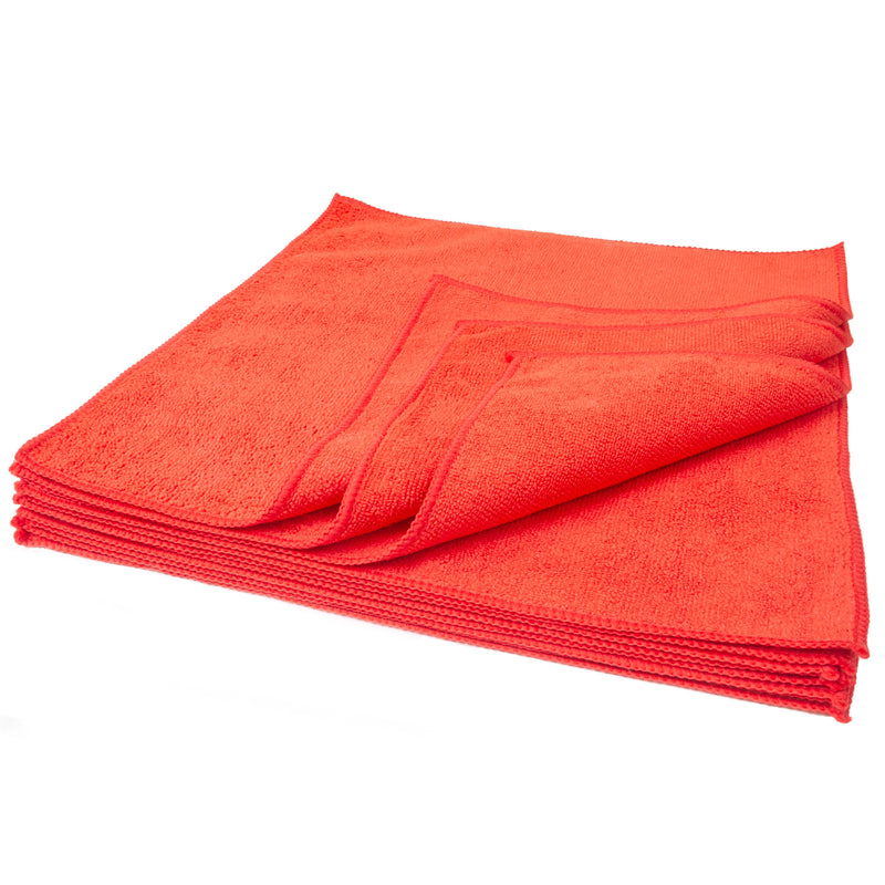 Load image into Gallery viewer, All-Purpose Terry Weave Microfiber, Serged Edge, 300 gsm, 14"x14", 12-Pack
