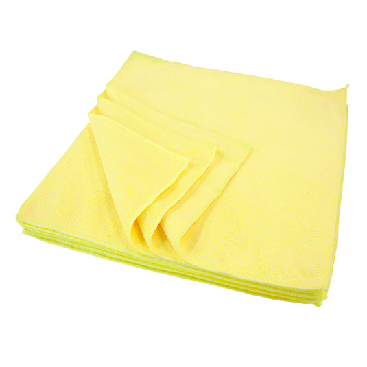 All-Purpose Terry Weave Microfiber, Serged Edge, 300 gsm, 14"x14", 12-Pack