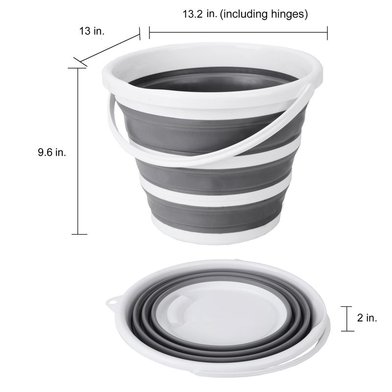 Load image into Gallery viewer, 2.6 gal Collapsible Bucket
