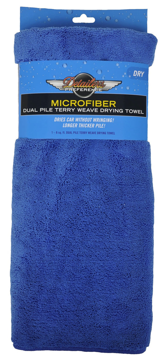 Microfiber Dual Pile Terry Weave Drying Towel, 27