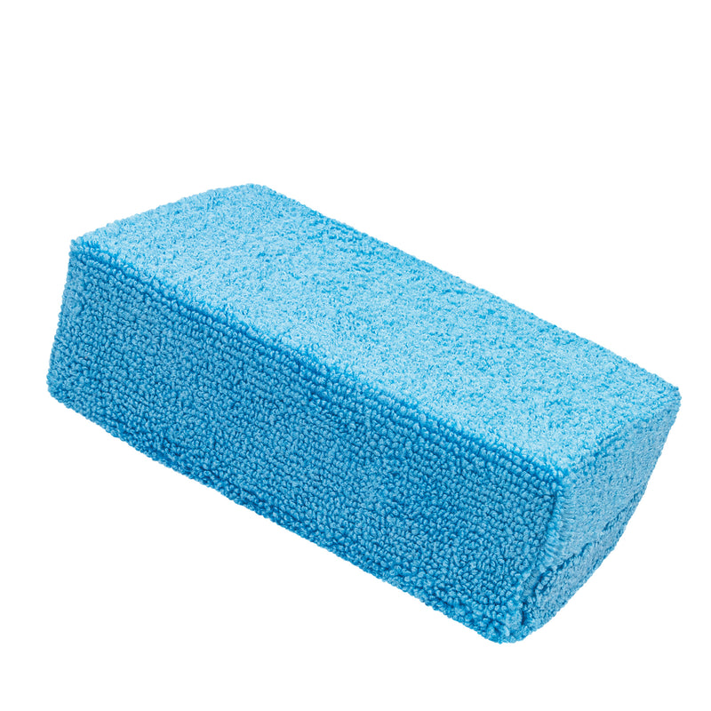 Load image into Gallery viewer, Applicators with Liquid Barrier, Microfiber Terry, 5” x 3” x 1.5”, Blue, 10-Pack
