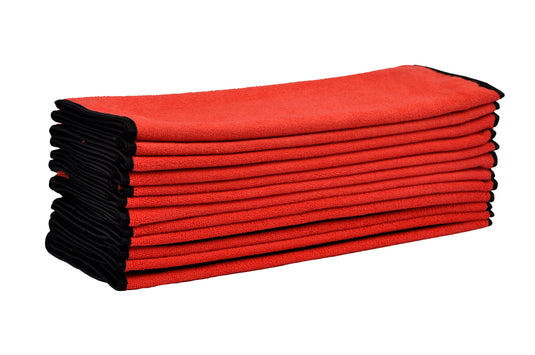 12-Pack 16”x24” 380 gsm Terry MF Satin Trim