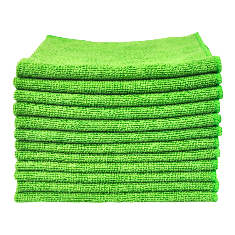 Load image into Gallery viewer, All-Purpose Utility Terry Weave Microfiber Towels, 240gsm, 16"x16", 12-Pack
