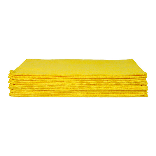 All-Purpose Utility Terry Weave Microfiber Towels, 240gsm, 16"x16", 12-Pack