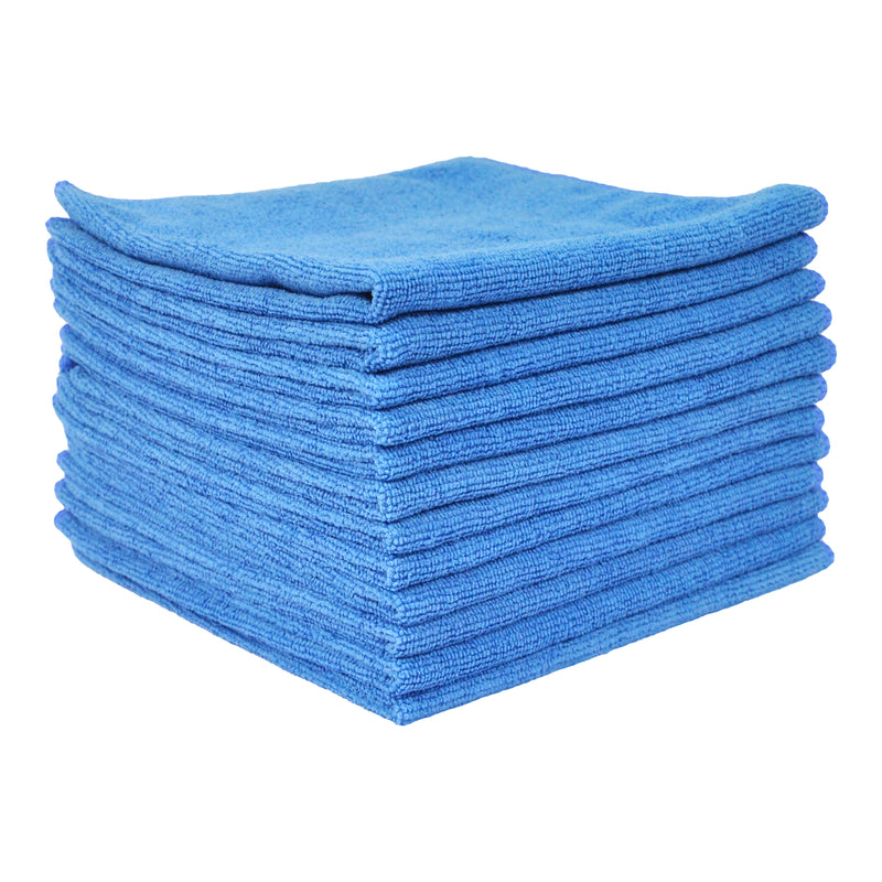 Load image into Gallery viewer, All-Purpose Utility Terry Weave Microfiber Towels, 240gsm, 16"x16", 12-Pack
