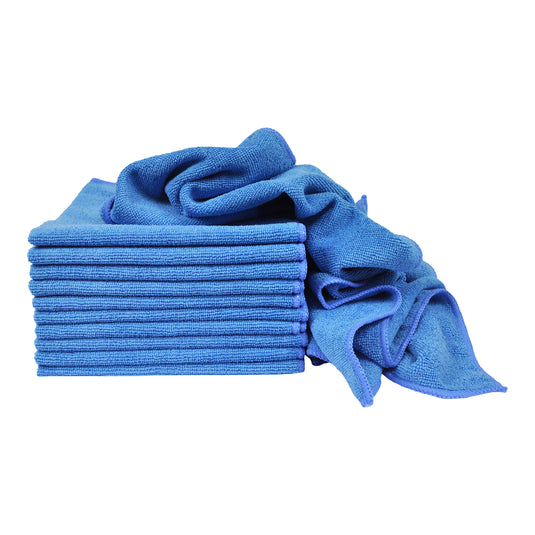 All-Purpose Utility Terry Weave Microfiber Towels, 240gsm, 16