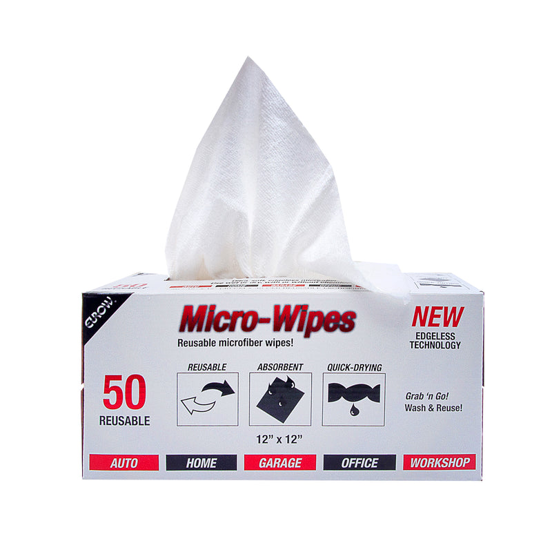 Load image into Gallery viewer, Microfiber Micro-Wipes, Dispenser Box, 200 gsm, 12”x12”, 50-Count
