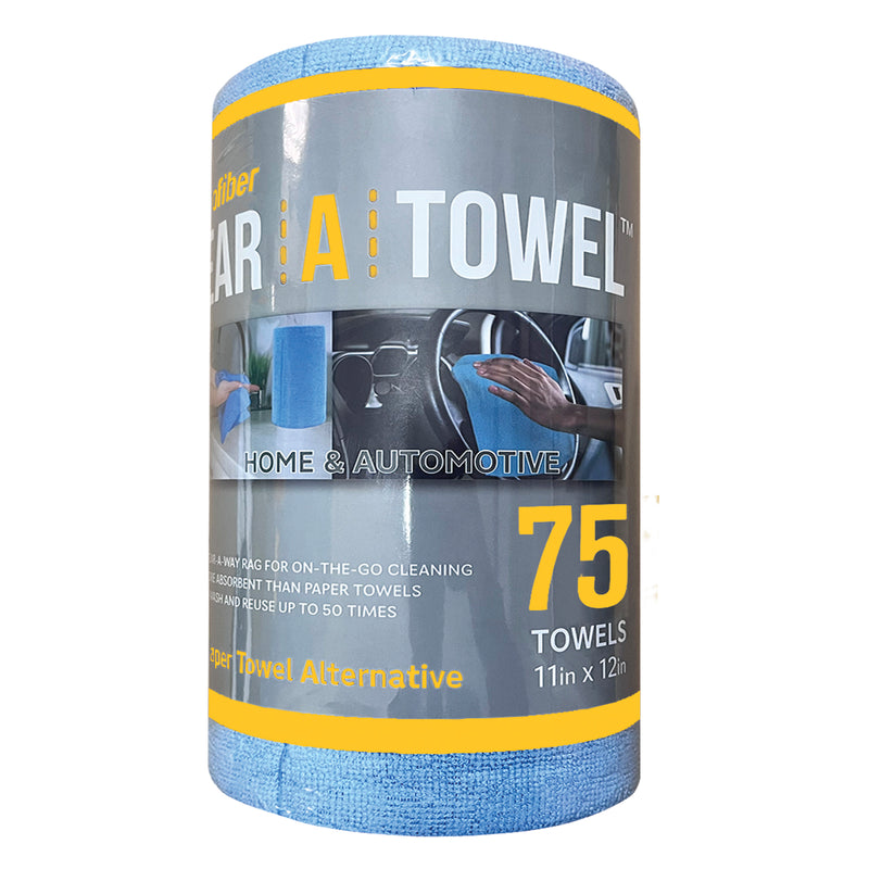 Load image into Gallery viewer, 75-Count Roll 11" x 12" Tear-A-Towel
