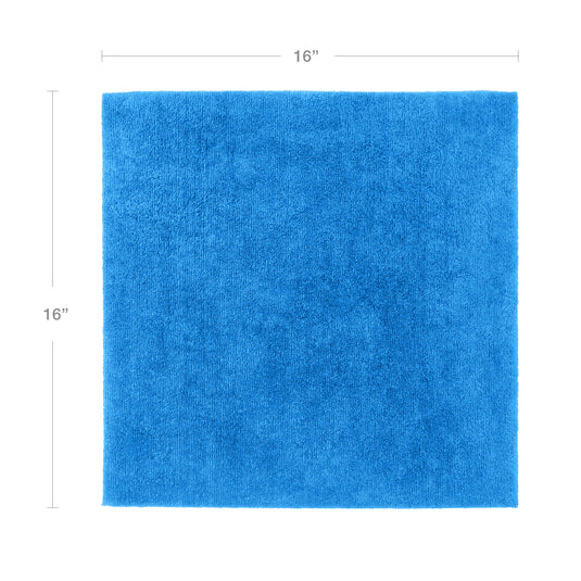 12-Pack 16"x16" 300gsm Edgeless Microfiber Towels