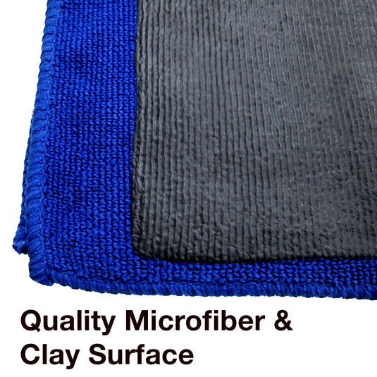 Microfiber Clay Towel, 360gsm, 12"x12"