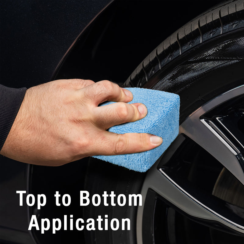 Load image into Gallery viewer, Applicators with Liquid Barrier, Microfiber Terry, 5” x 3” x 1.5”, Blue, 10-Pack
