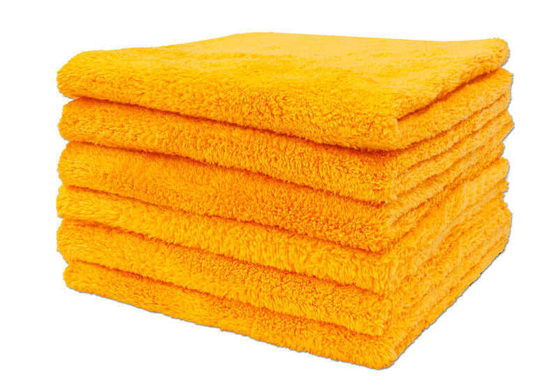 Load image into Gallery viewer, Ultra Plush Korea Microfiber Towels, Edgeless, 500 gsm, 16”x16”, 70/30, 6-Pack
