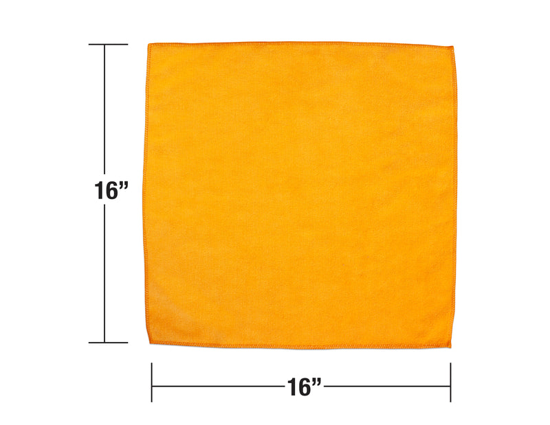 Load image into Gallery viewer, 12-Pack 16"x16" 350gsm Serged Edge Microfiber Towels
