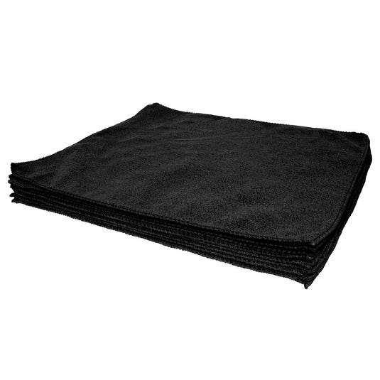 12-Pack 16"x16" 300 gsm Serged Microfiber Towels