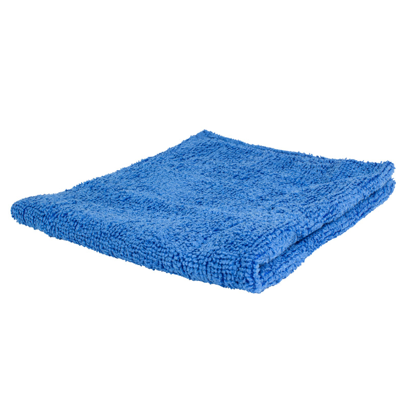 Load image into Gallery viewer, All-Purpose Terry Weave Microfiber Towels, 200gsm, 12"x12", Blue, Single
