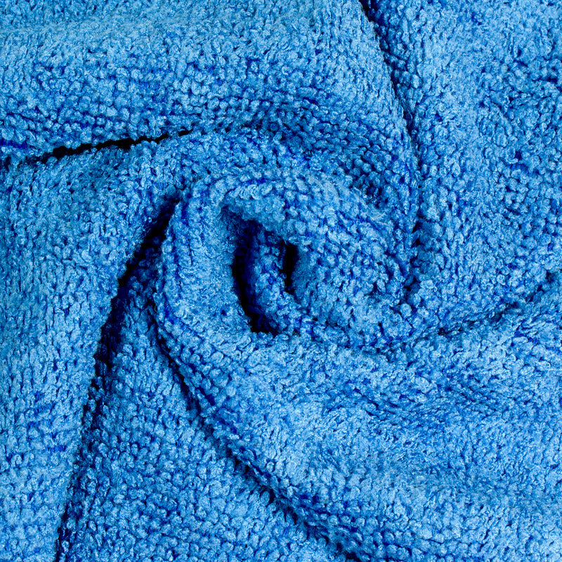 Load image into Gallery viewer, All-Purpose Terry Weave Microfiber Towels, 200gsm, 12"x12", Blue, Single
