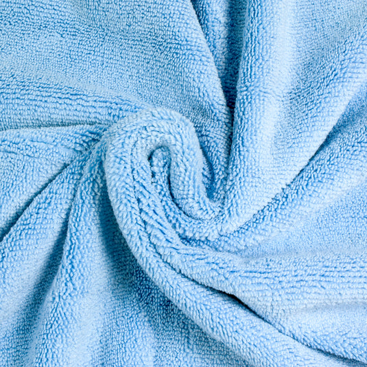 All-Purpose Terry Weave Microfiber, Edgeless, 350 gsm, 16"x16", Blue, Case of 160