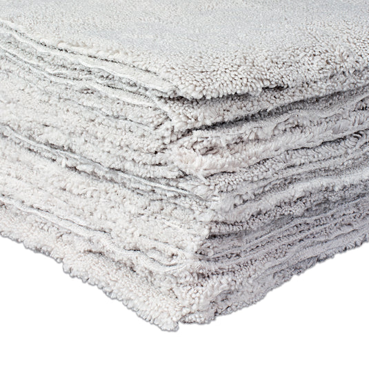 12-Pack 16"x16" 350gsm Edgeless Microfiber Towels