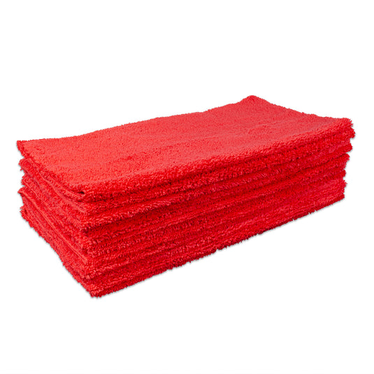 12-Pack 16"x16" 350gsm Edgeless Microfiber Towels