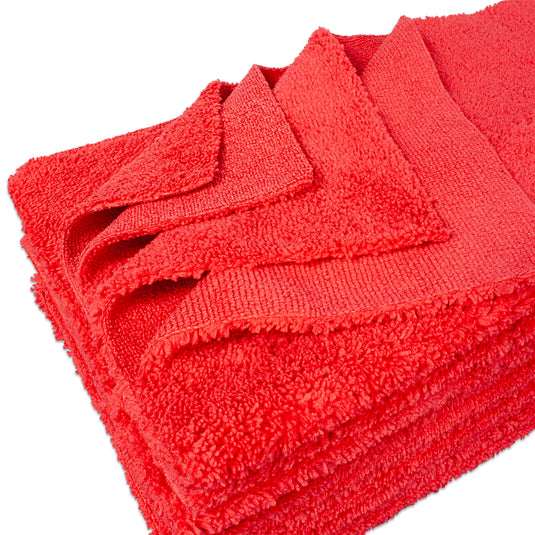 12-Pack 16"x16" 350gsm Edgeless Microfiber Towels