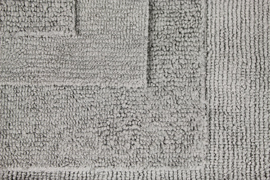 All-Purpose Silver-Embedded Terry Weave Microfiber, Ultrasonic Cut, 290 gsm, 16"x16", Silver w/ Pinstripes, 12-Pack