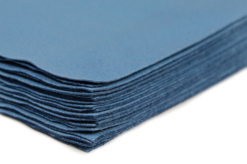 Load image into Gallery viewer, Glass, Mirrors &amp; Viewing Screens, Suede Weave Microfiber, Ultrasonic Cut, 200 gsm, 16"x16", Blue, 12-Pack
