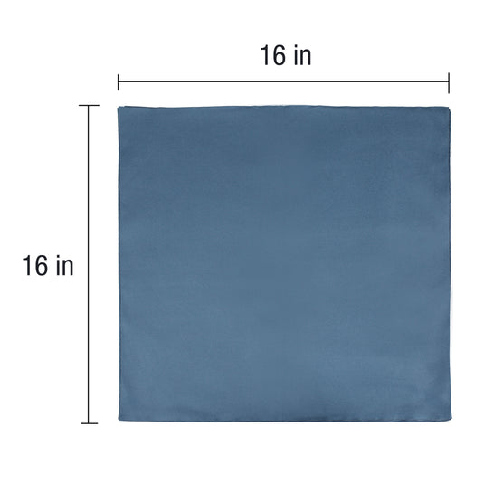 Glass, Mirrors & Viewing Screens, Suede Weave Microfiber, Ultrasonic Cut, 200 gsm, 16"x16", Blue, 12-Pack