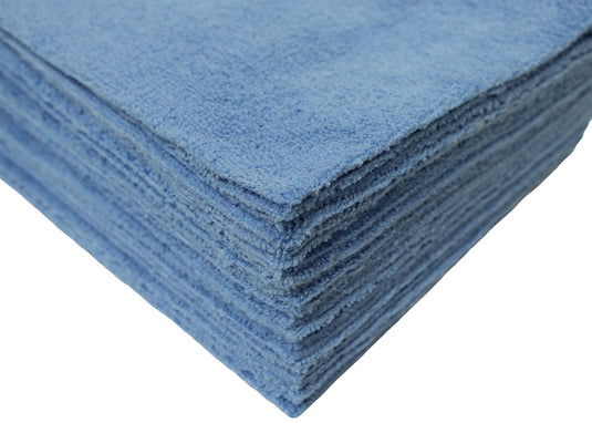 12-Pack 16"x16" 350gsm Edgeless Microfiber Towels