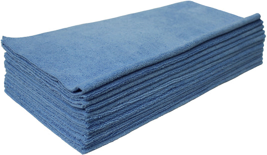 12-Pack 16"x16" 350gsm Edgeless Microfiber Towels