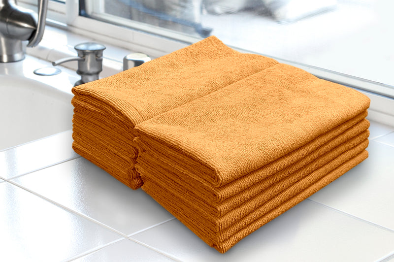 Load image into Gallery viewer, 12-Pack 16"x16" 350gsm Edgeless Microfiber Towels
