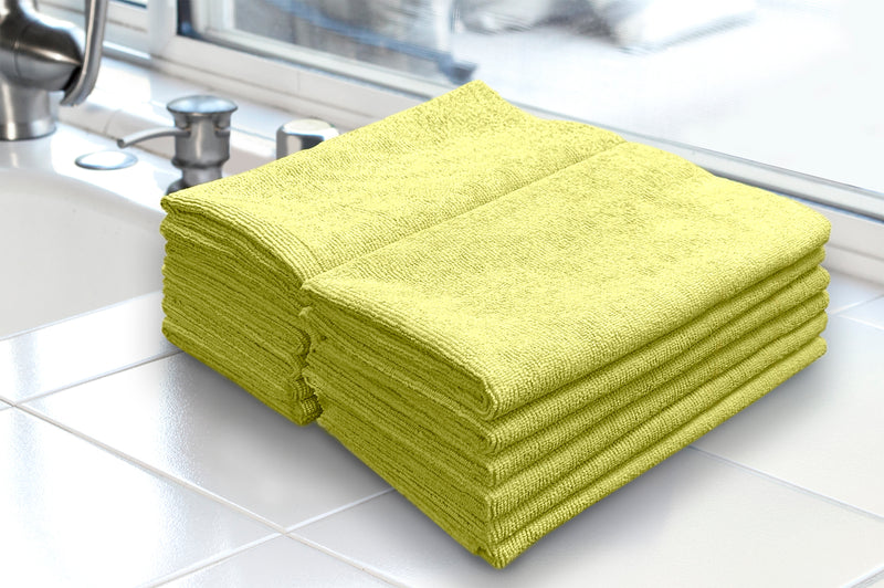 Load image into Gallery viewer, 12-Pack 16"x16" 350gsm Edgeless Microfiber Towels
