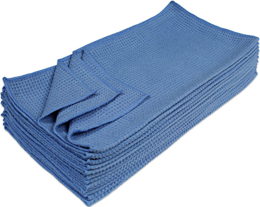 Glass Towel, Waffle Weave Microfiber, 16