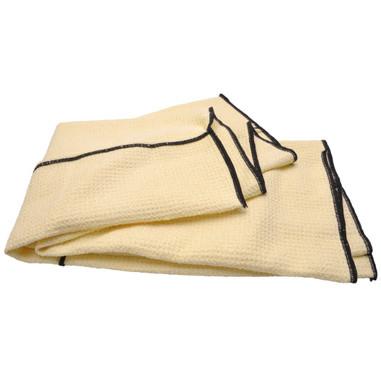 26"x36" Waffle Weave Drying Towel with Pockets