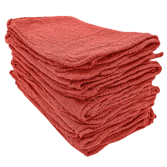 50-Pack 11"x12" Cotton Shop Towels